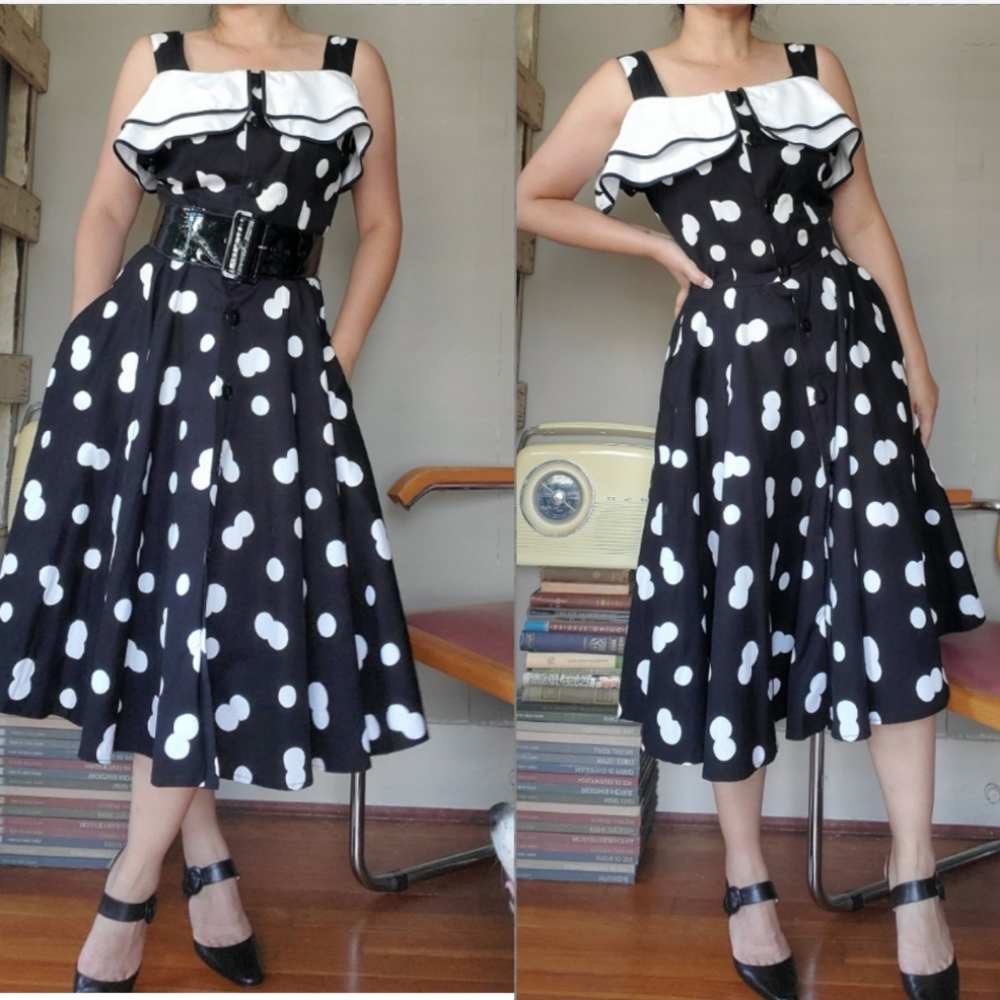 Vintage Polka dots Dress